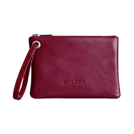 Estuche Tinto de Cuero Natural - Roussa