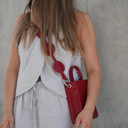 Cartera Mili Cherry - Roussa